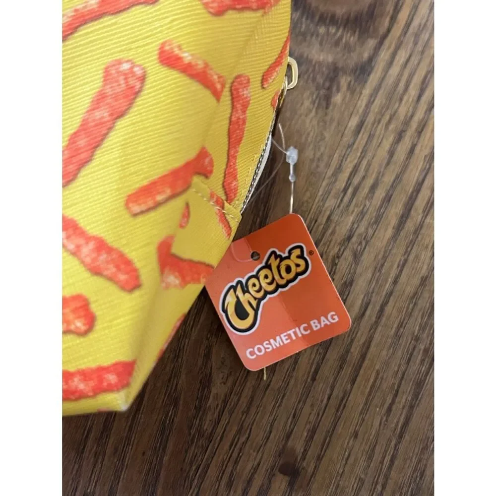 Flamin' Hot Cosmetic Brush Set -Cosmetics Bag ain’t easy being cheesy 🧀
